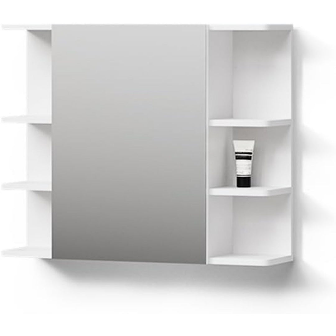 Profilo moderno armadietti a specchio bianco