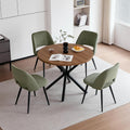 Profilo moderno set sala da pranzo in legno impermeabile verde