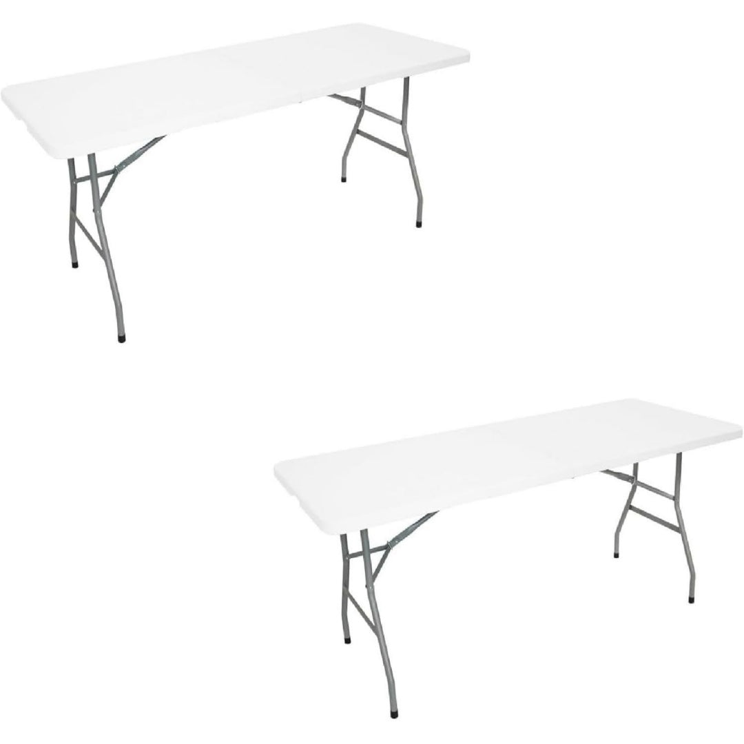 Linea essenziale tavoli standard pieghevole bianco