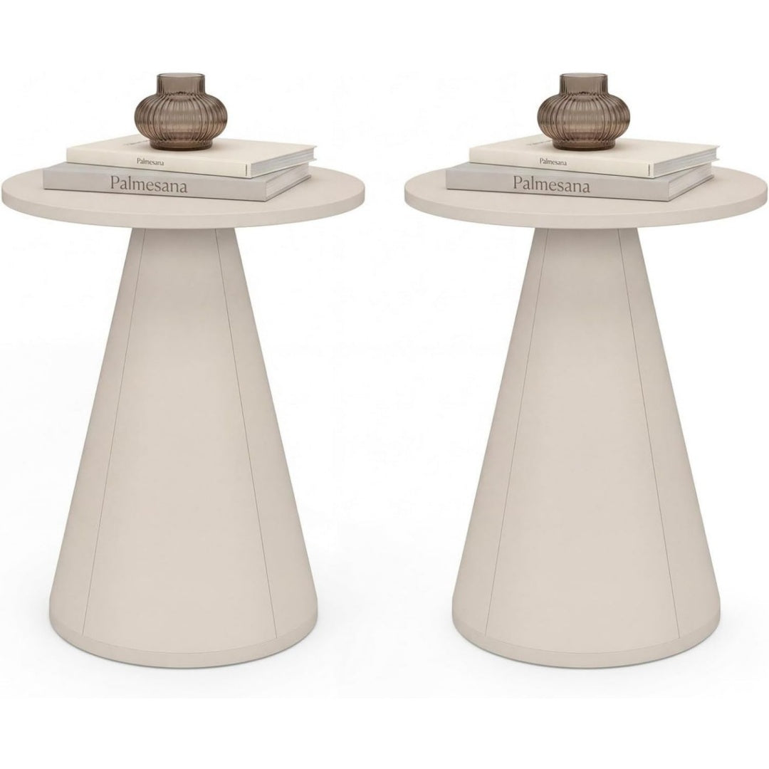 Profilo moderno tavolini da caffè in metallo beige