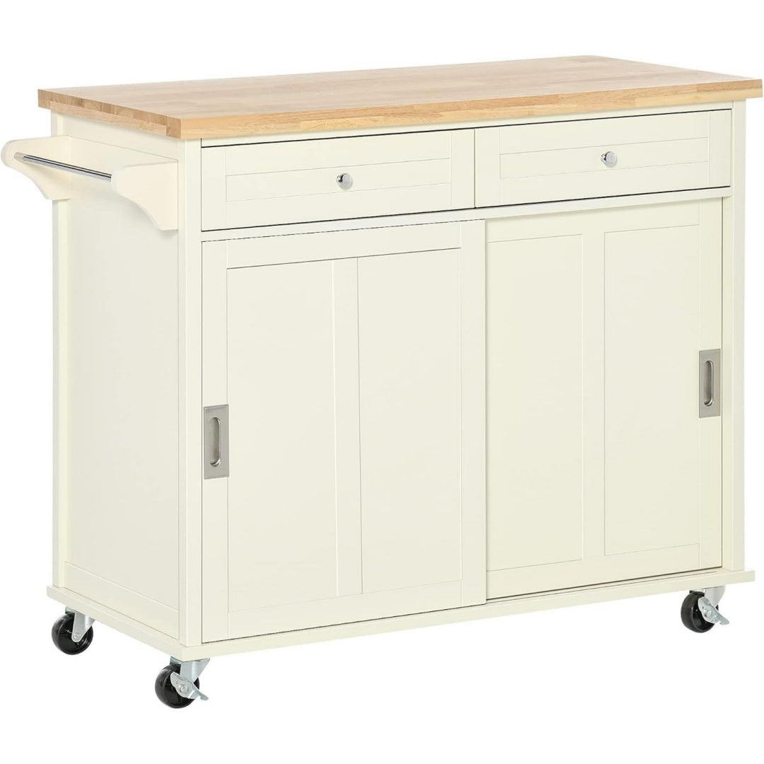 Linea essenziale credenze mobili in legno bianco
