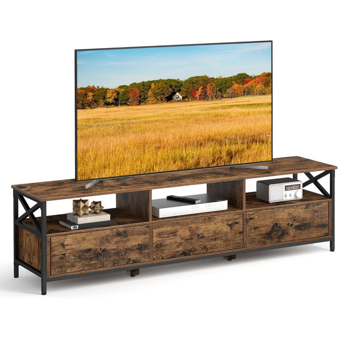 Linea essenziale stand tv e centri multimediali nero