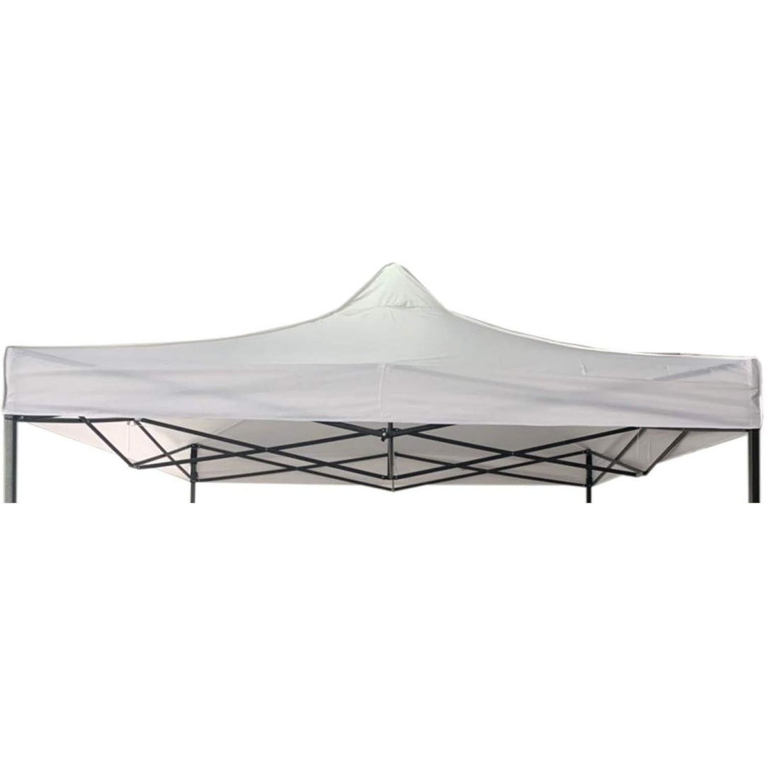 Profilo moderno gazebo in tessuto impermeabile bianco