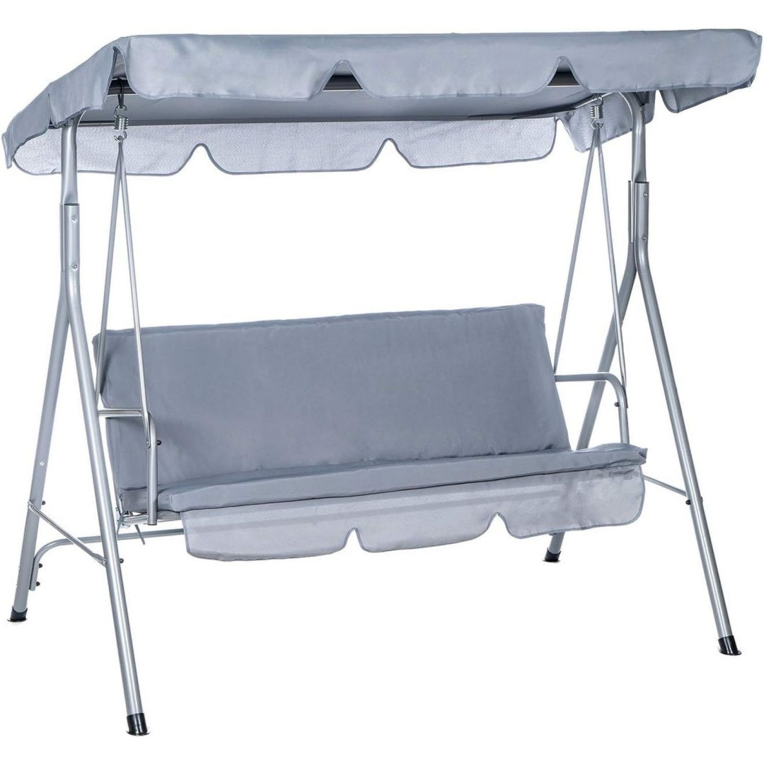 Profilo moderno dondoli coperti impermeabile grigio