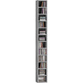 Linea essenziale porta cd e dvd modulari salvaspazio grigio