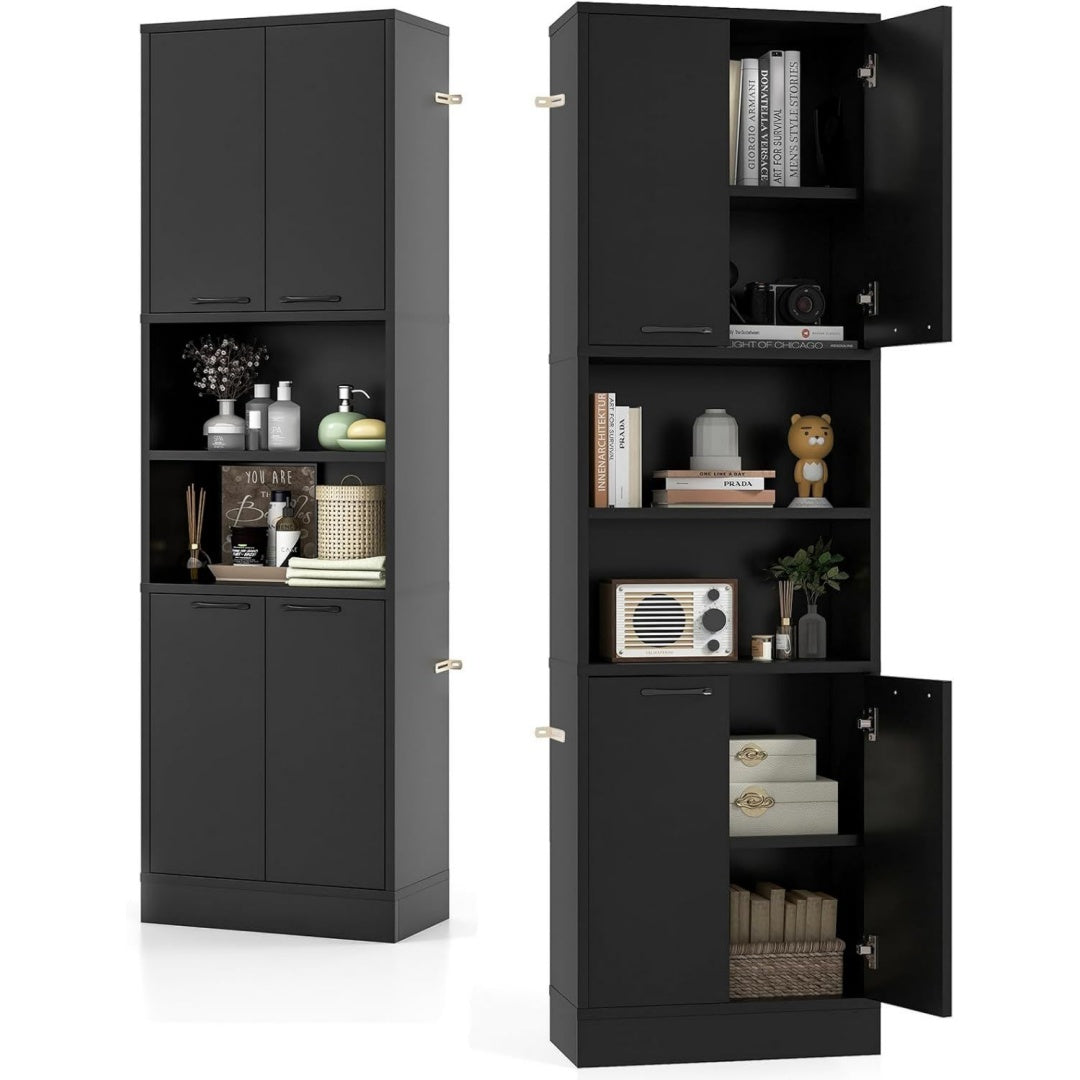 Linea essenziale credenze e buffet in legno nero