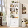 Linea essenziale librerie salvaspazio bianco